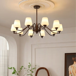 Aurora Lustre Frosted Glass Shades