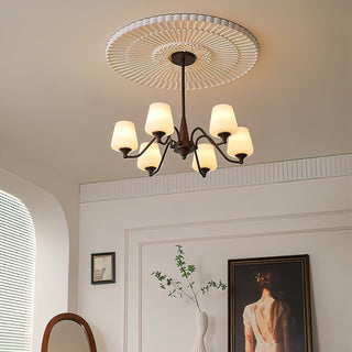 Aurora Lustre Frosted Glass Shades