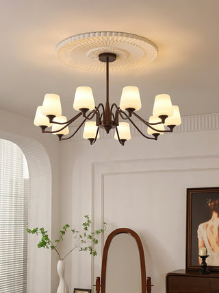 Aurora Lustre Frosted Glass Shades
