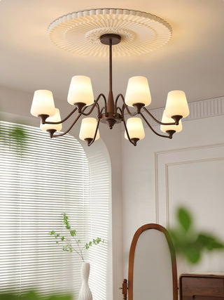 Aurora Lustre Frosted Glass Shades