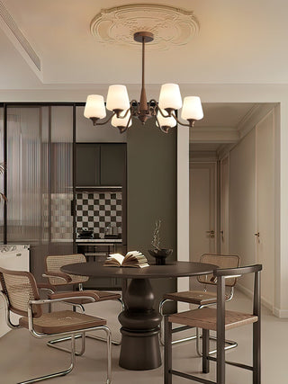 Aurora Lustre Frosted Glass Shades