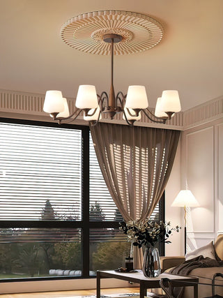 Aurora Lustre Frosted Glass Shades