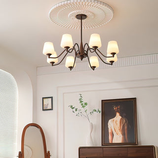 Aurora Lustre Frosted Glass Shades