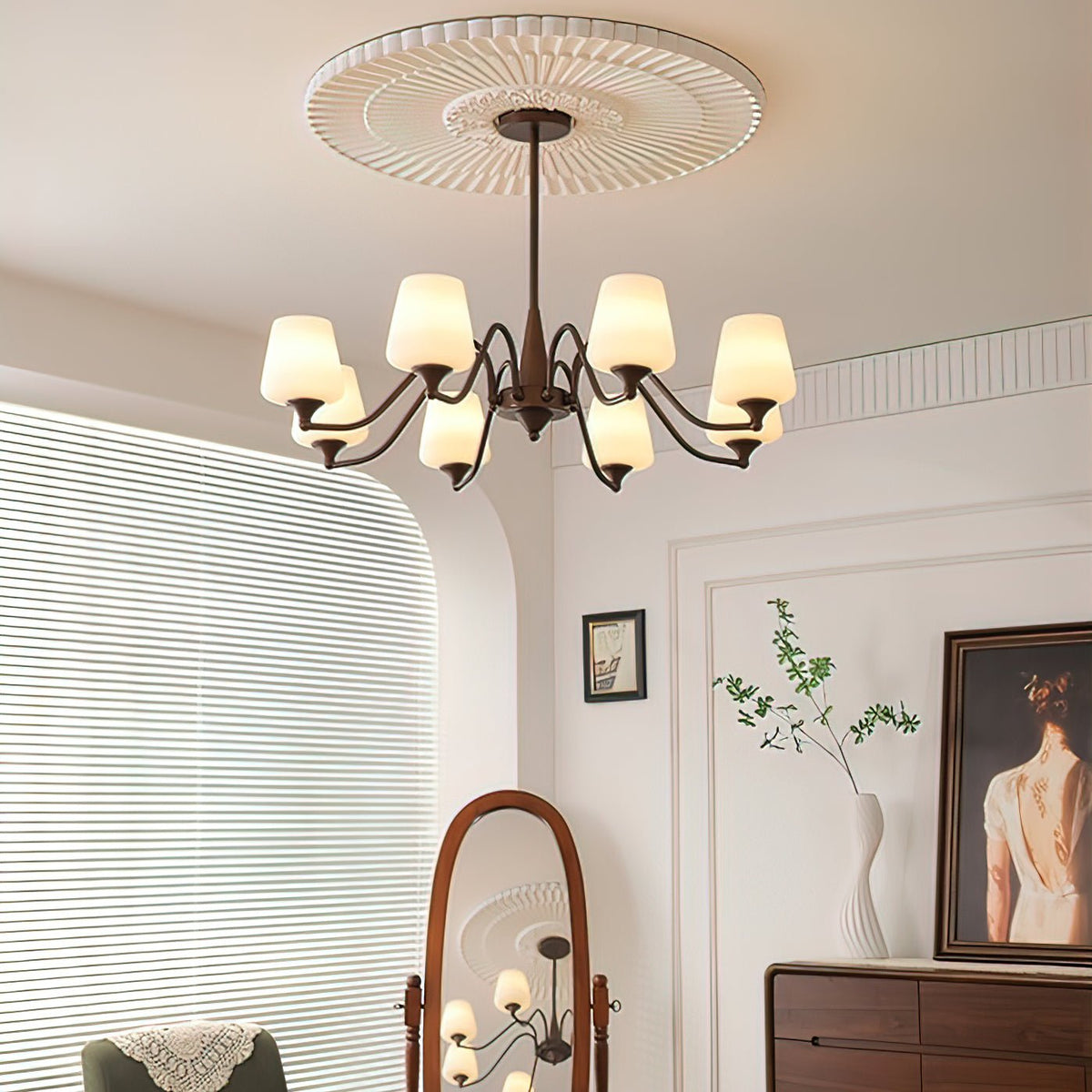 Levetta Lustre Frosted Glass Shades