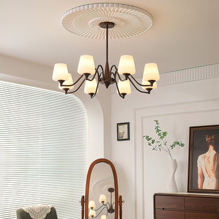 Aurora Lustre Frosted Glass Shades