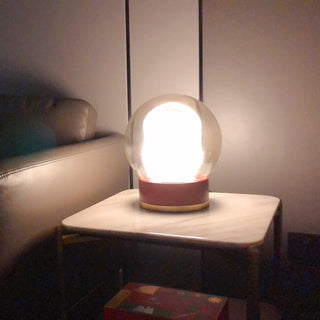Brinox Lampe de Table en Bois Artistique