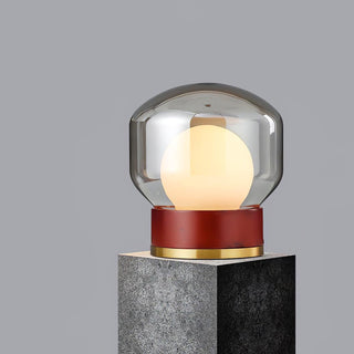 Brinox Lampe de Table en Bois Artistique