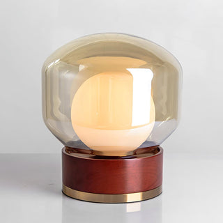 Brinox Lampe de Table en Bois Artistique