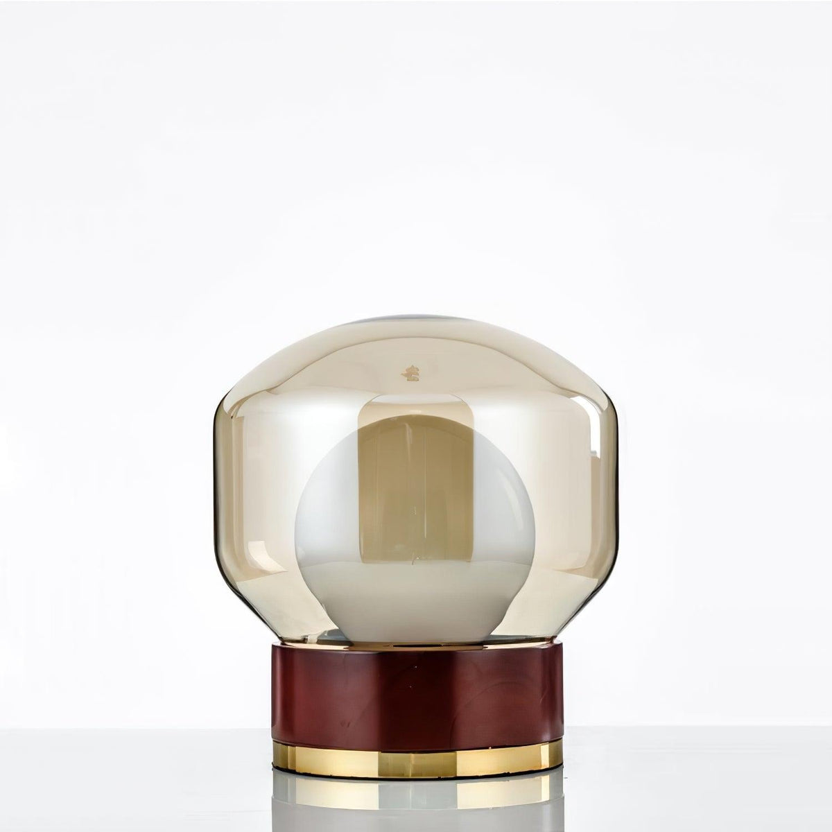 Brinox Lampe de Table en Bois Artistique