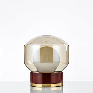 Brinox Lampe de Table en Bois Artistique