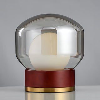 Brinox Lampe de Table en Bois Artistique