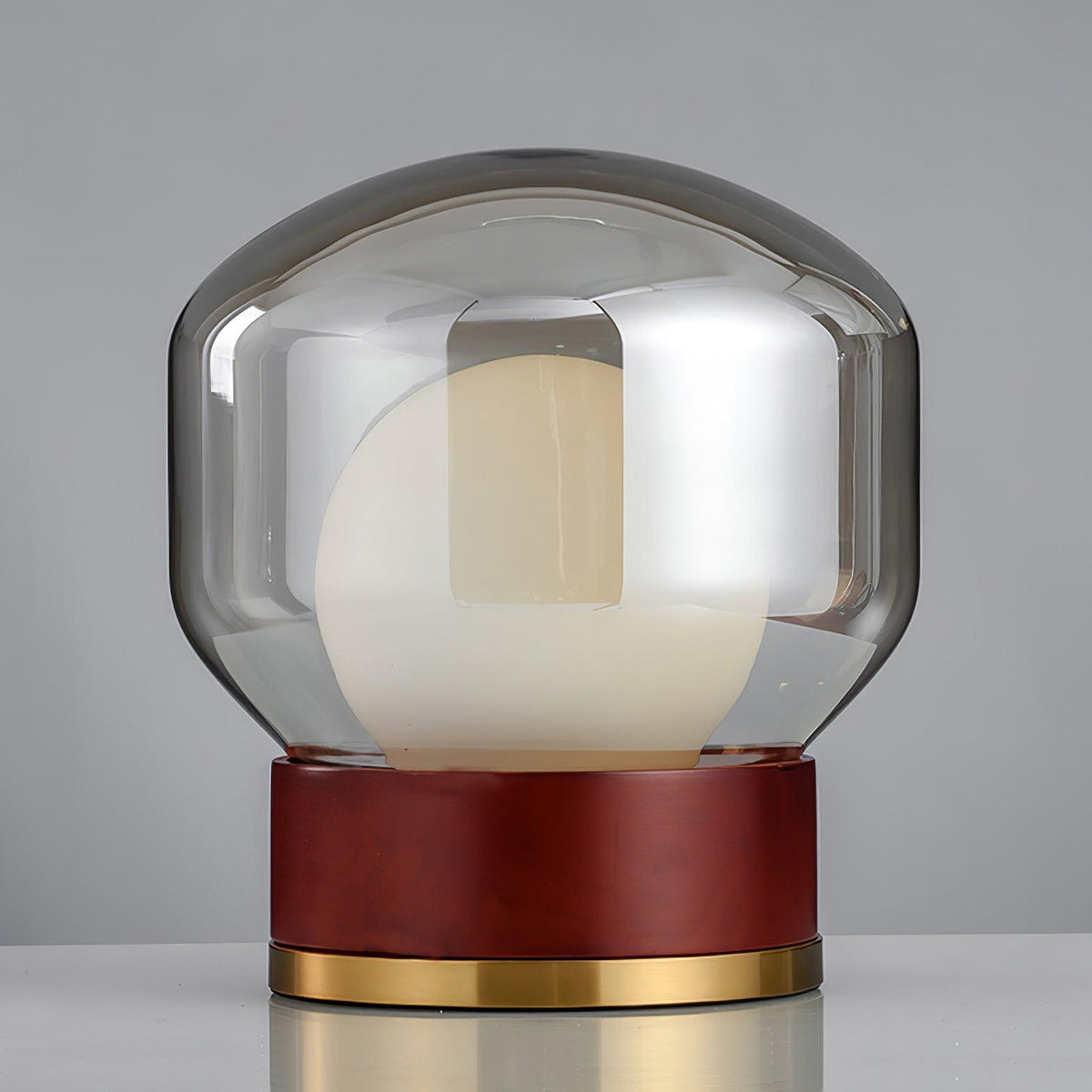 Brinox Lampe de Table en Bois Artistique