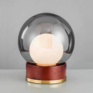 Brinox Lampe de Table en Bois Artistique