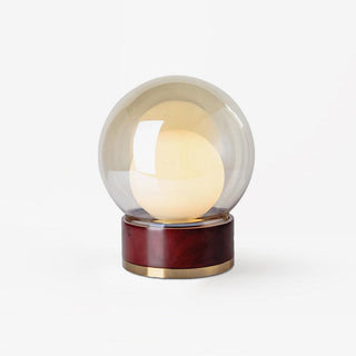 Brinox Lampe de Table en Bois Artistique
