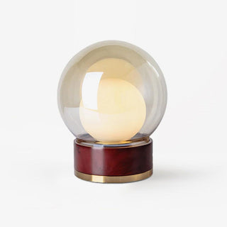 Brinox Lampe de Table en Bois Artistique