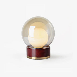 Brinox Lampe de Table en Bois Artistique