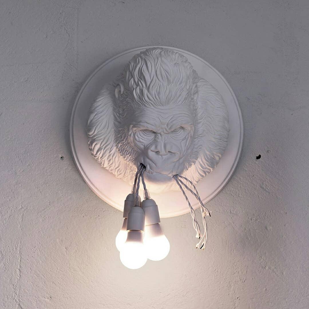 Veleda Applique Murale en Résine Premium Élégance
