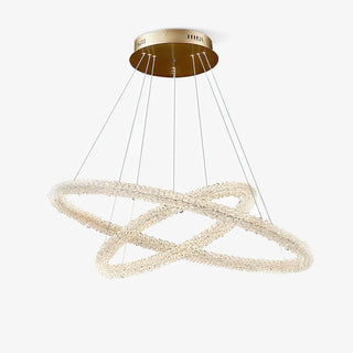 Lustra Lustre Anneau en Cristal LED