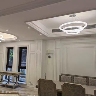 Lustra Lustre Anneau en Cristal LED