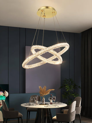 Lustra Lustre Anneau en Cristal LED