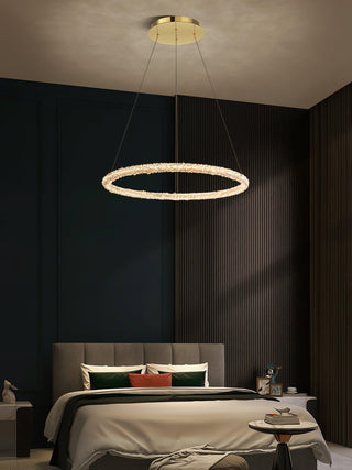 Lustra Lustre Anneau en Cristal LED