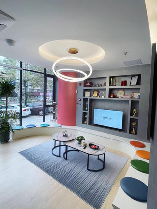 Lustra Lustre Anneau en Cristal LED
