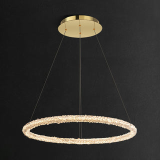 Lustra Lustre Anneau en Cristal LED