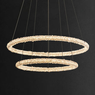 Lustra Lustre Anneau en Cristal LED