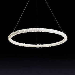 Lustra Lustre Anneau en Cristal LED