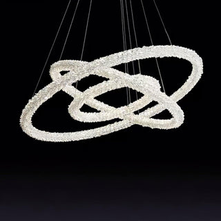 Lustra Lustre Anneau en Cristal LED