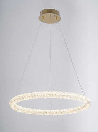 Lustra Lustre Anneau en Cristal LED