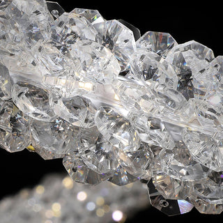 Lustra Lustre Anneau en Cristal LED