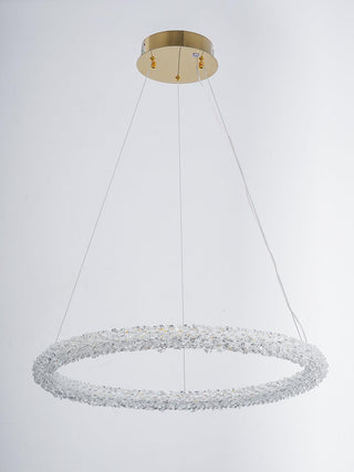 Lustra Lustre Anneau en Cristal LED