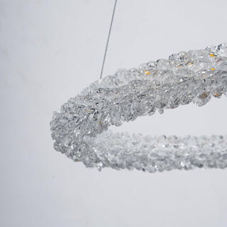 Lustra Lustre Anneau en Cristal LED