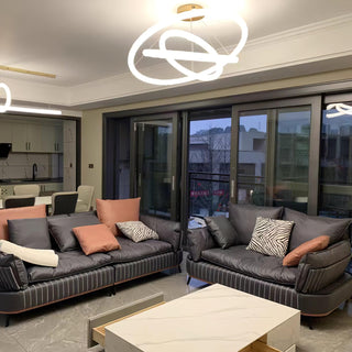 Lustra Lustre Anneau en Cristal LED