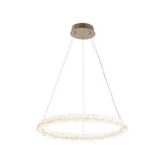 Lustra Lustre Anneau en Cristal LED
