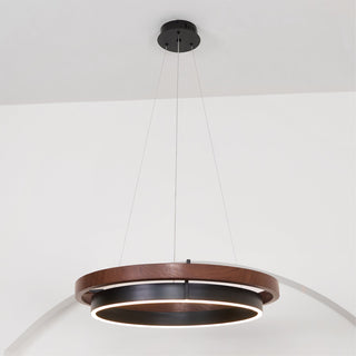 Acorn Lustre Anneau en Bois