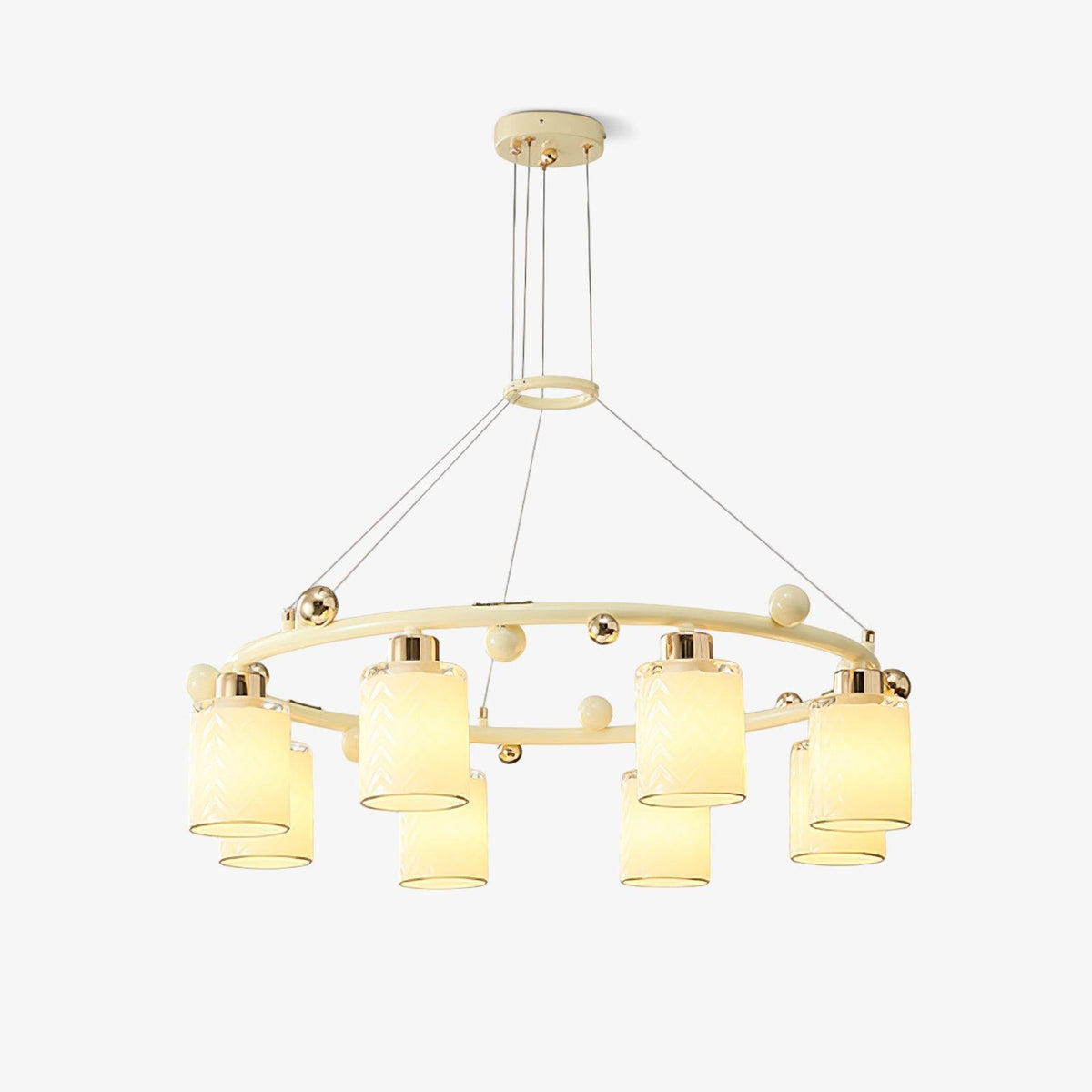 Alsile Style Japandi Verre Lustre