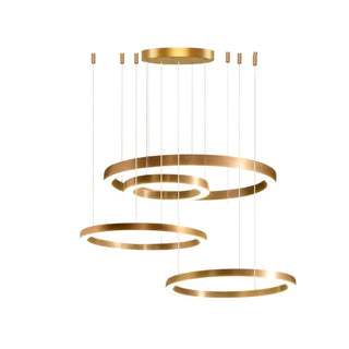 Lustra Suspension Dorée Moderne