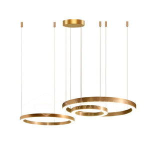 Lustra Suspension Dorée Moderne