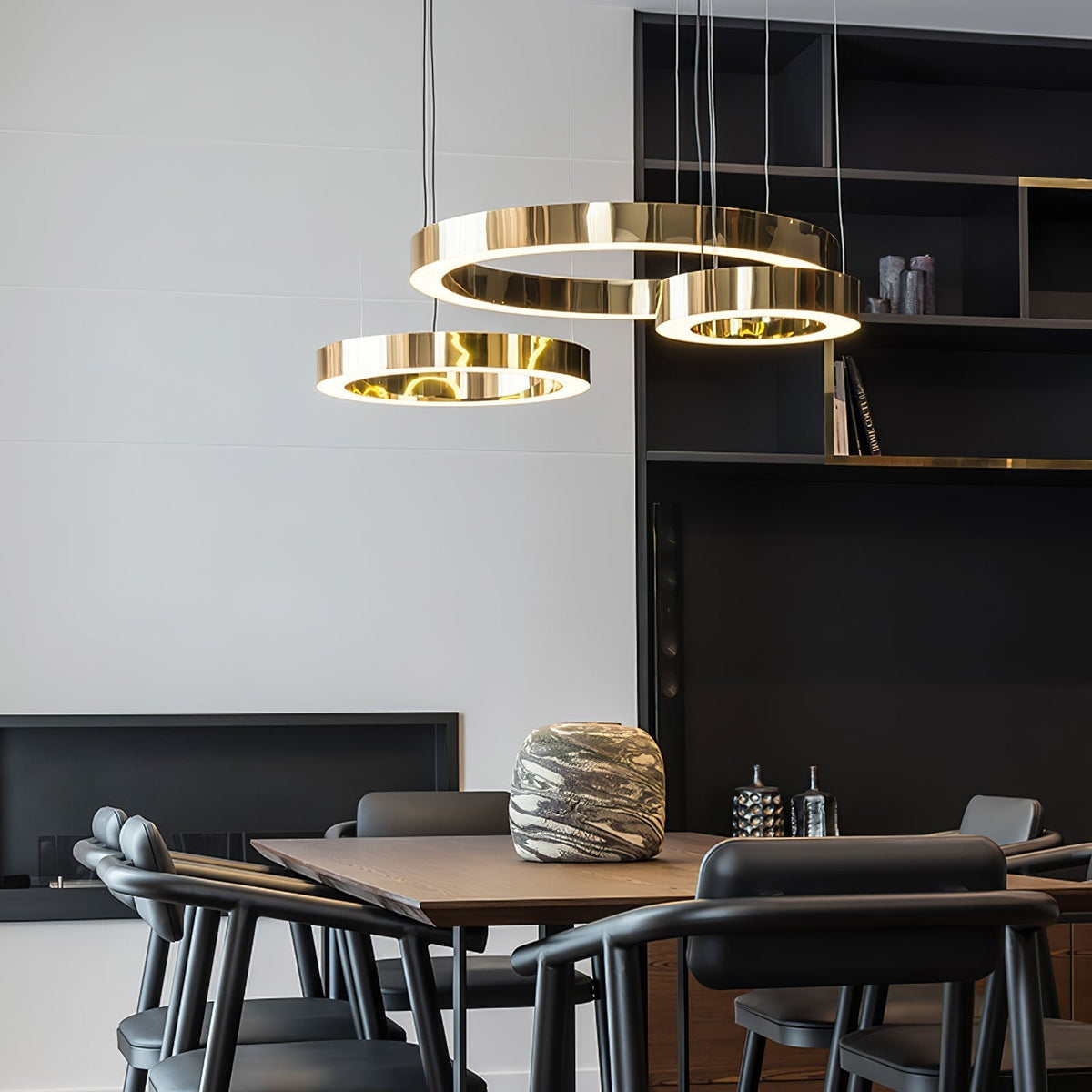 Toreon Suspension Dorée Moderne