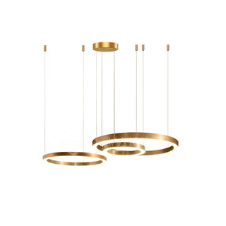Lustra Suspension Dorée Moderne