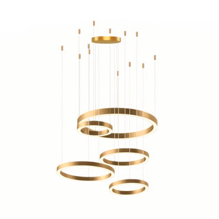 Lustra Suspension Dorée Moderne