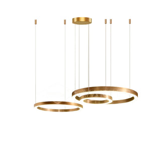 Lustra Suspension Dorée Moderne