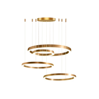 Lustra Suspension Dorée Moderne