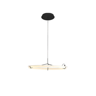 Lustra Lustre Moderne Acier Inoxydable Anneau