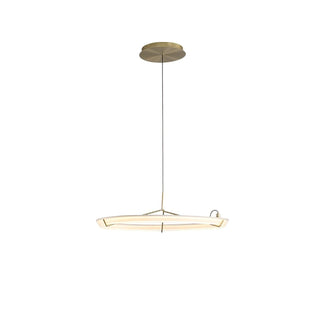 Lustra Lustre Moderne Acier Inoxydable Anneau