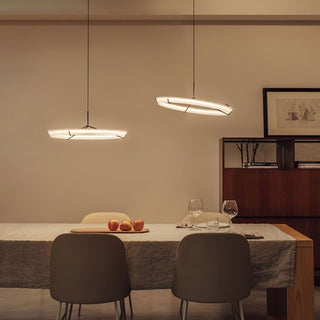 Lustra Lustre Moderne Acier Inoxydable Anneau