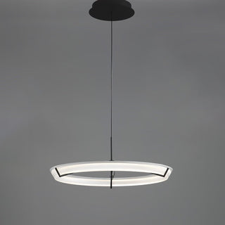 Lustra Lustre Moderne Acier Inoxydable Anneau