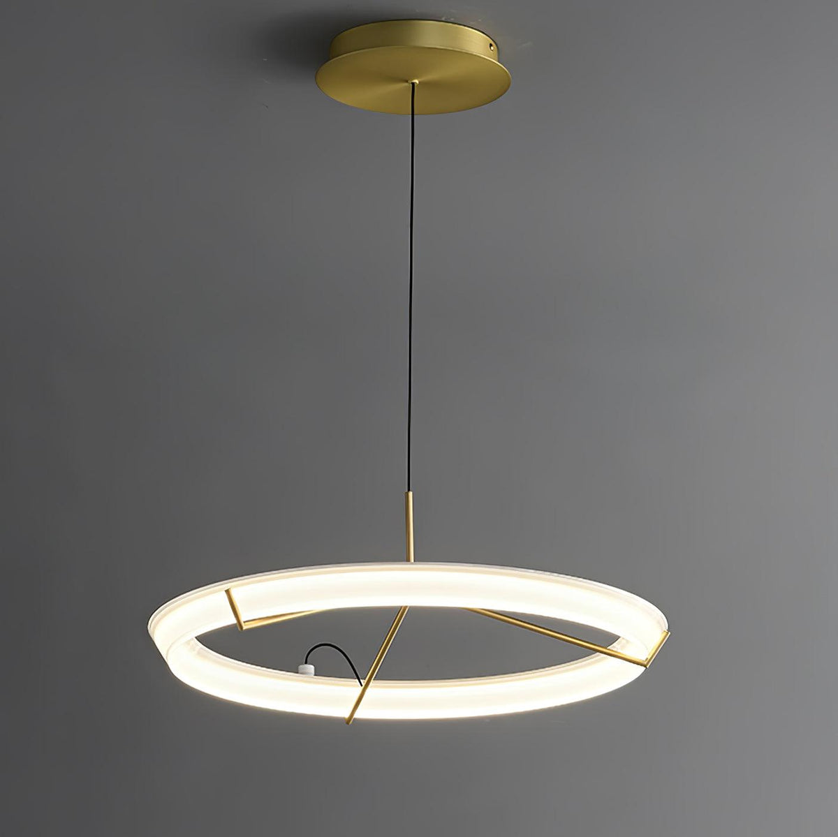 Gavista Lustre Moderne Acier Inoxydable Anneau
